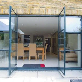 Slim alumīnija franču durvis