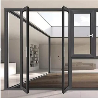 Alumīnija stikla durvis un logi